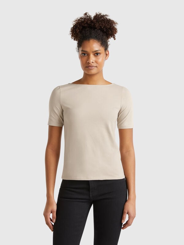 Slim fit reversible t-shirt Women