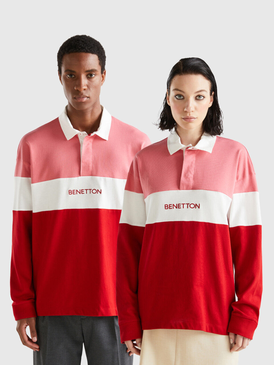 Polo bianca cheap benetton