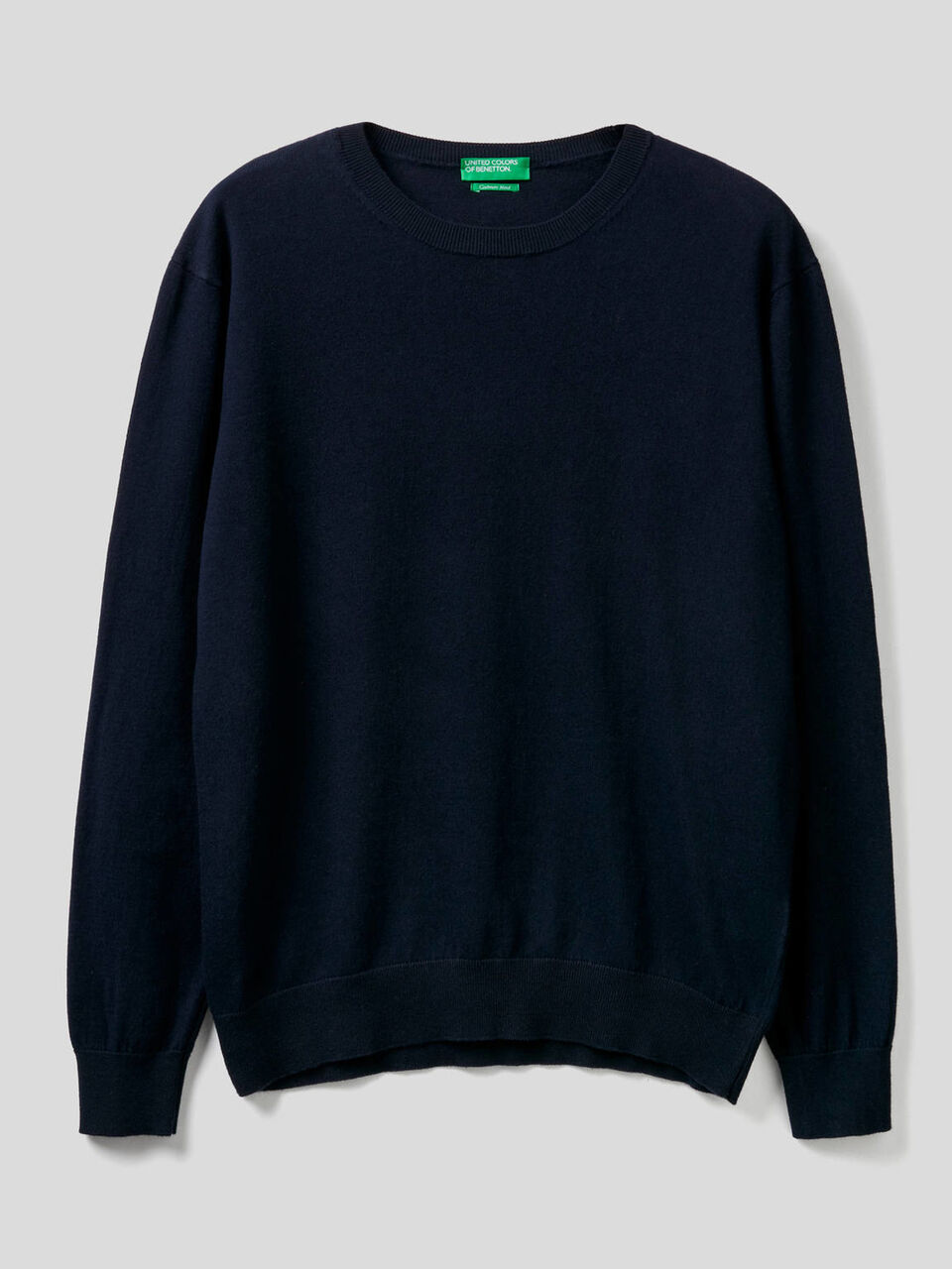 Sweater in cashmere and cotton blend Men image number 1