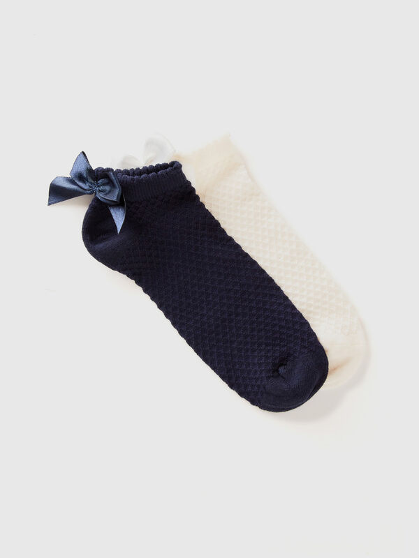 Short socks with bow Junior Girl