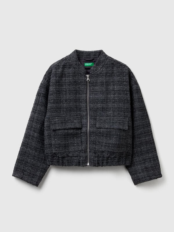 Jacket in wool blend Junior Girl