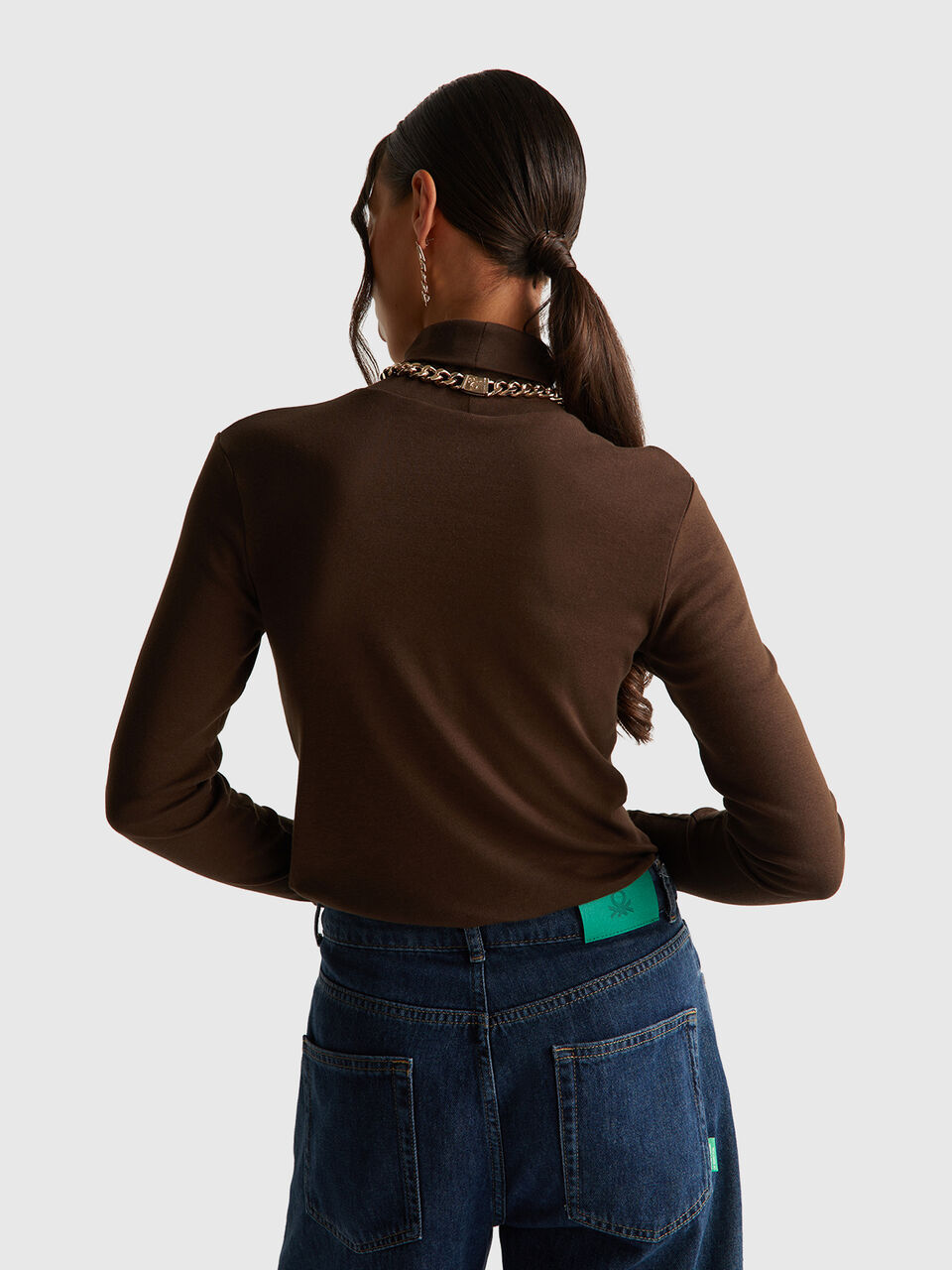 TURTLE NECK SWEATER Women image number null