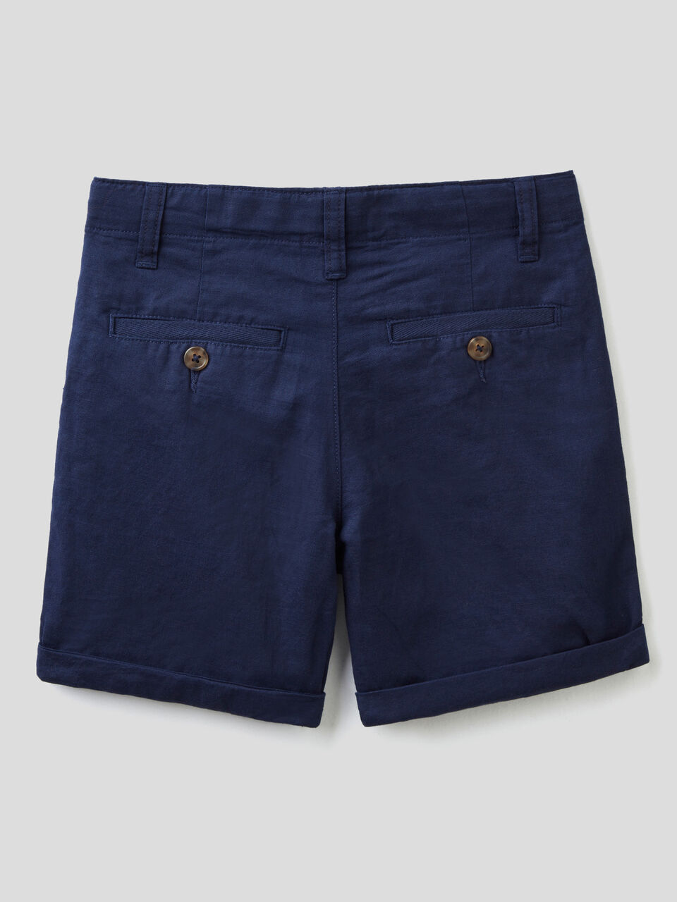 Chino bermudas in pure linen image number 2