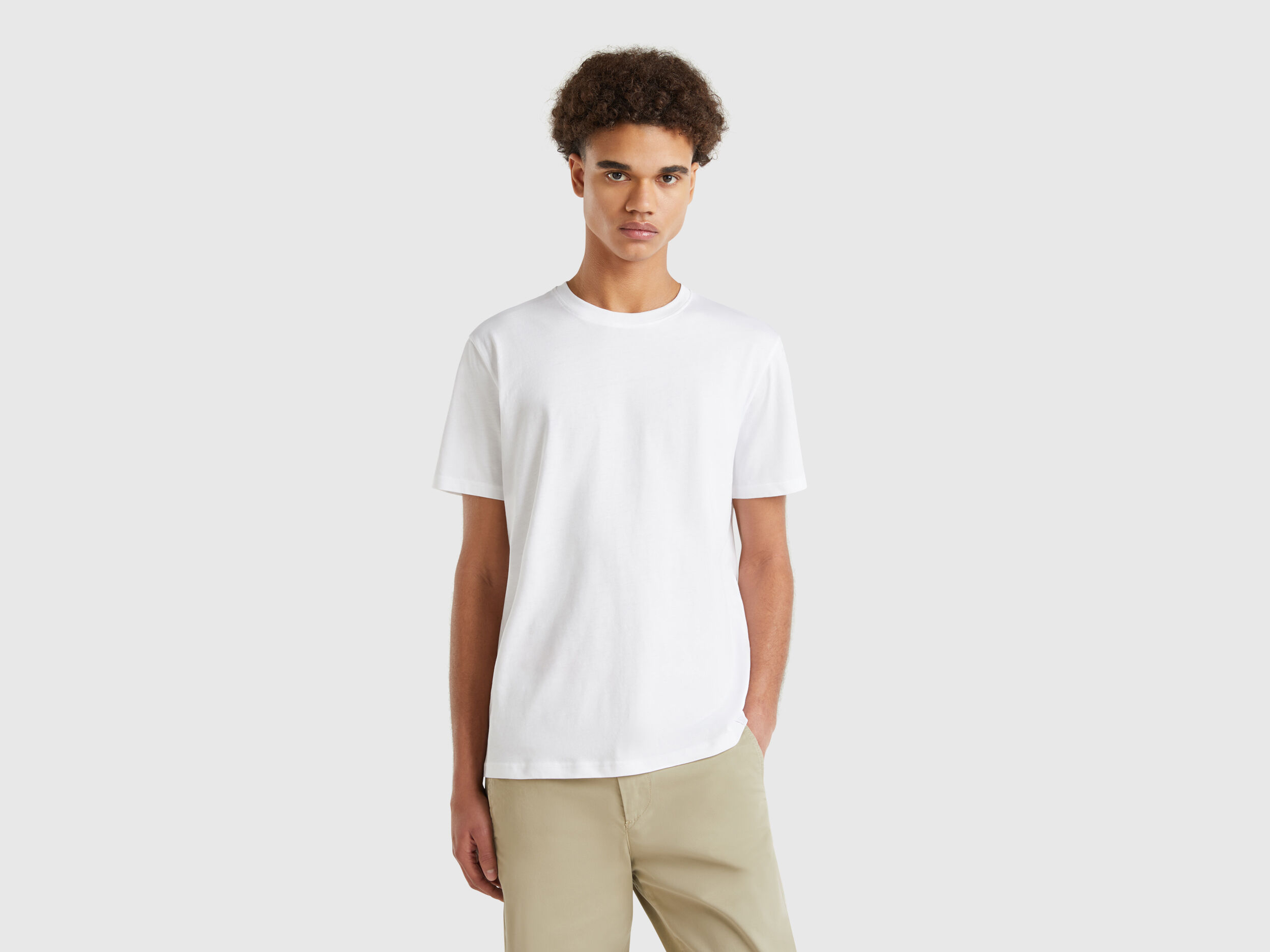 White t-shirt - White | Benetton