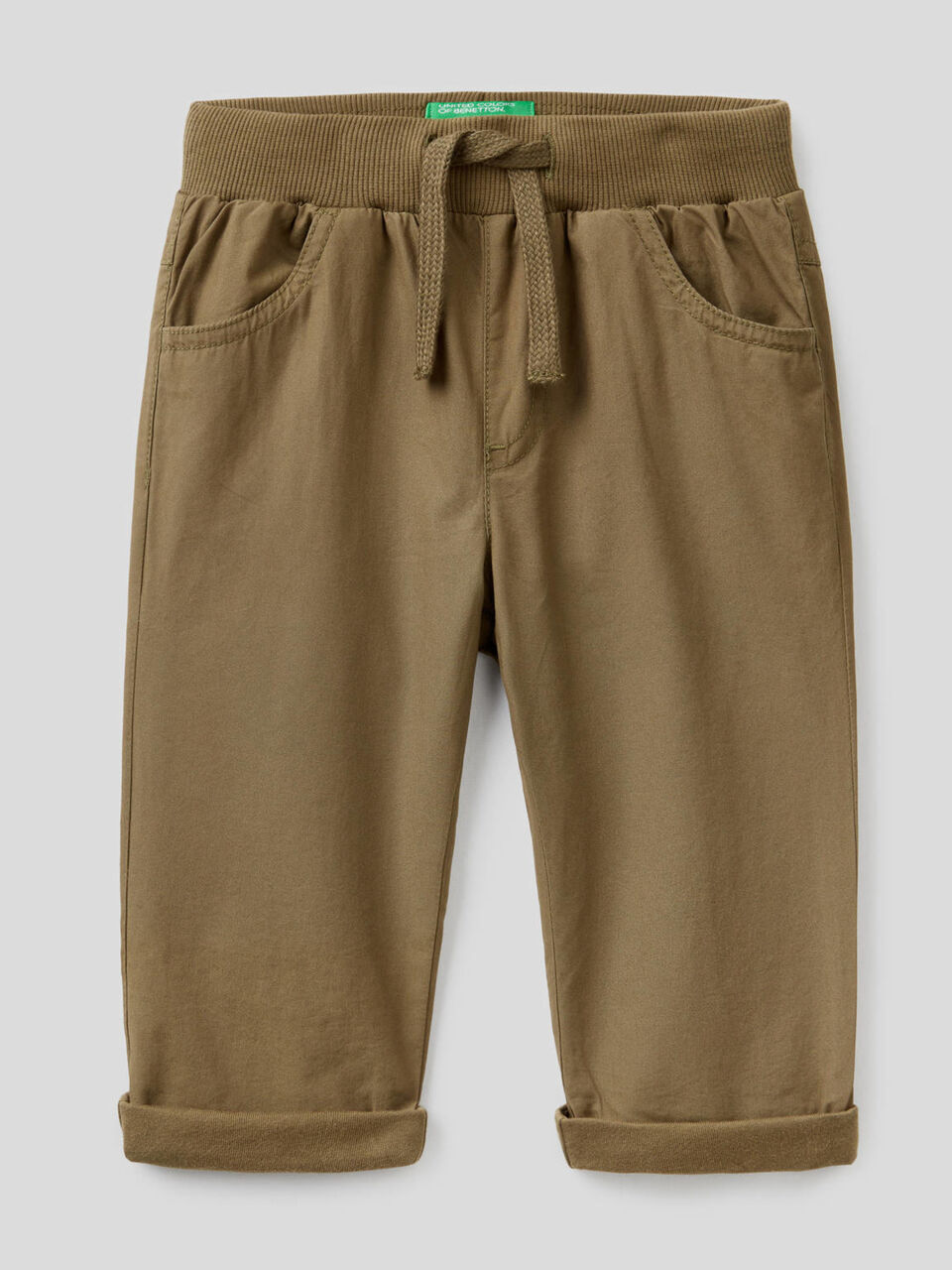 Trousers with drawstring image number 1