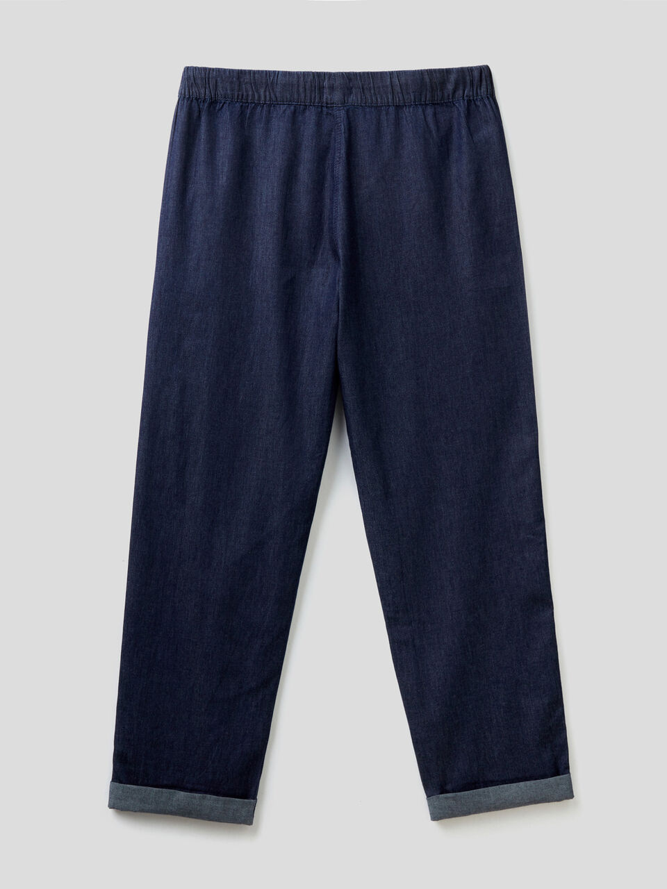 Trousers in chambray image number 2