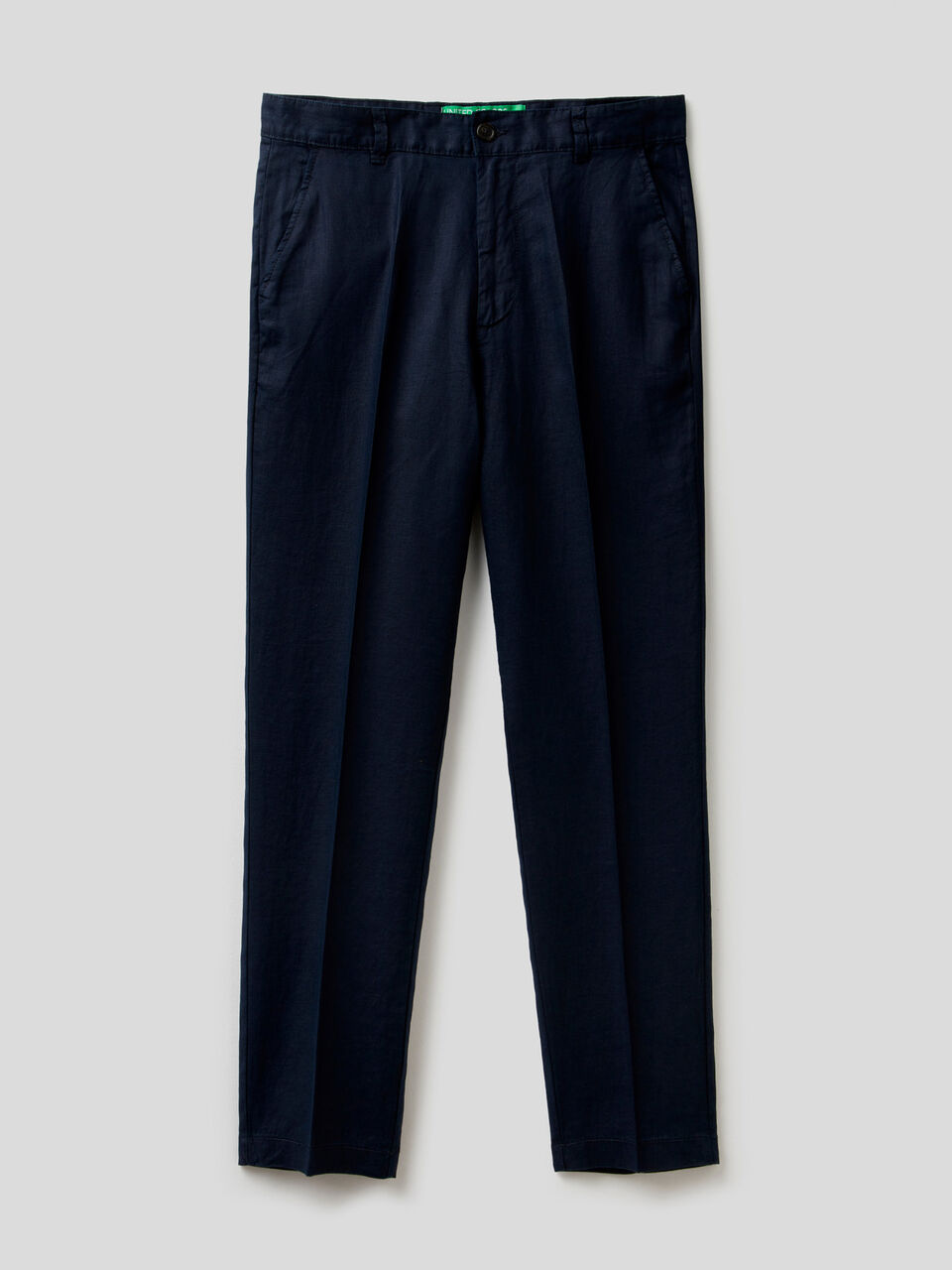 Chinos in pure linen image number 1