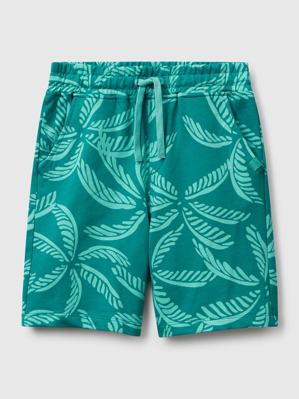 Bermudas with tropical print Junior Boy