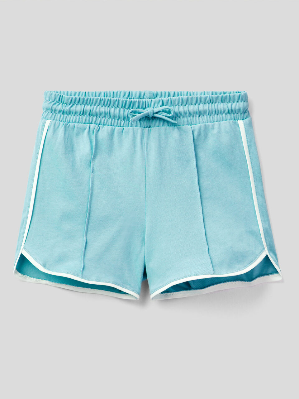 Yarn dyed shorts in pure cotton image number 1