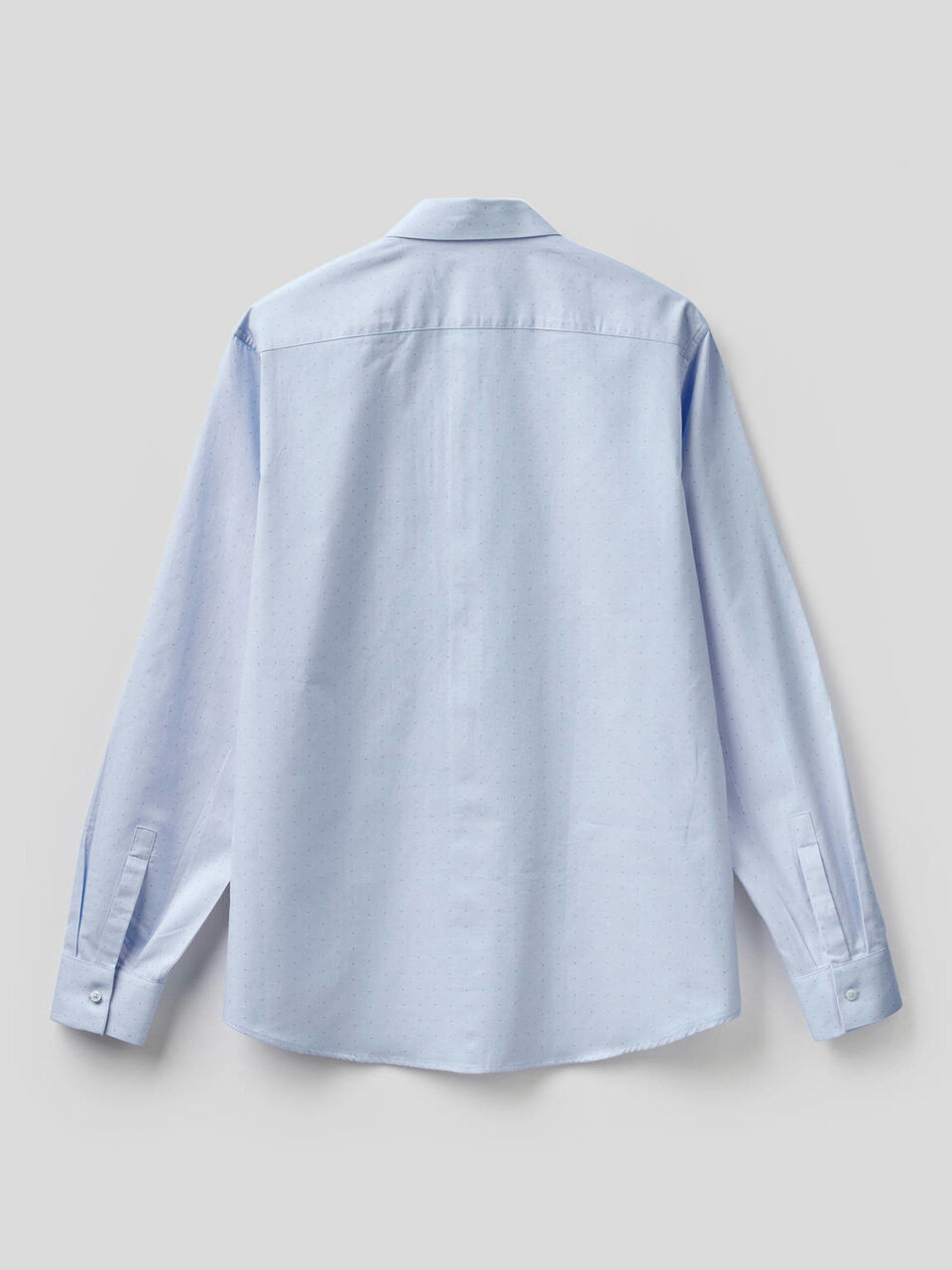 Slim fit shirt in print cotton image number 2
