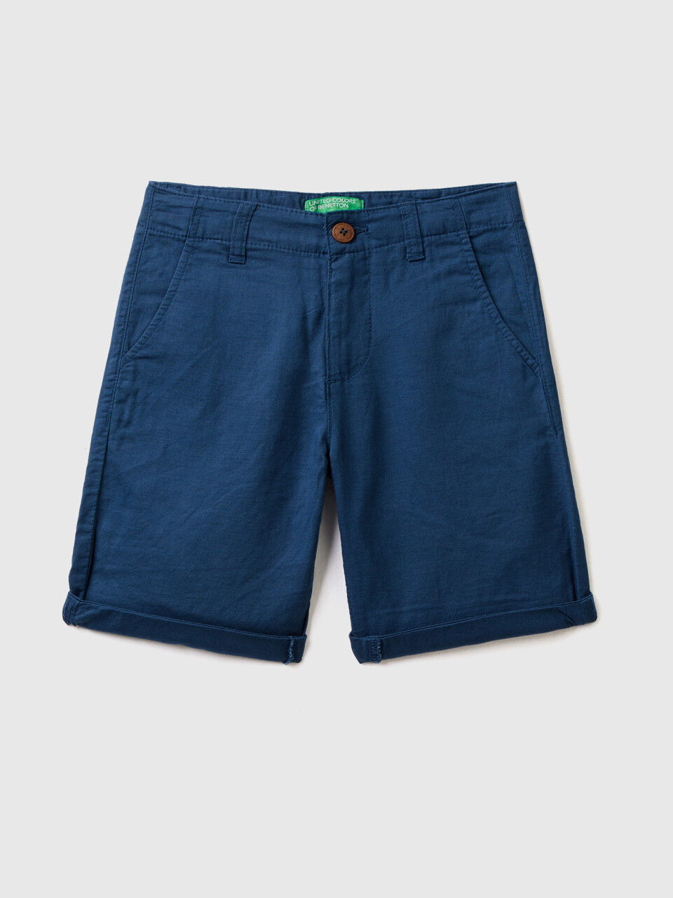 Chino bermudas in pure linen