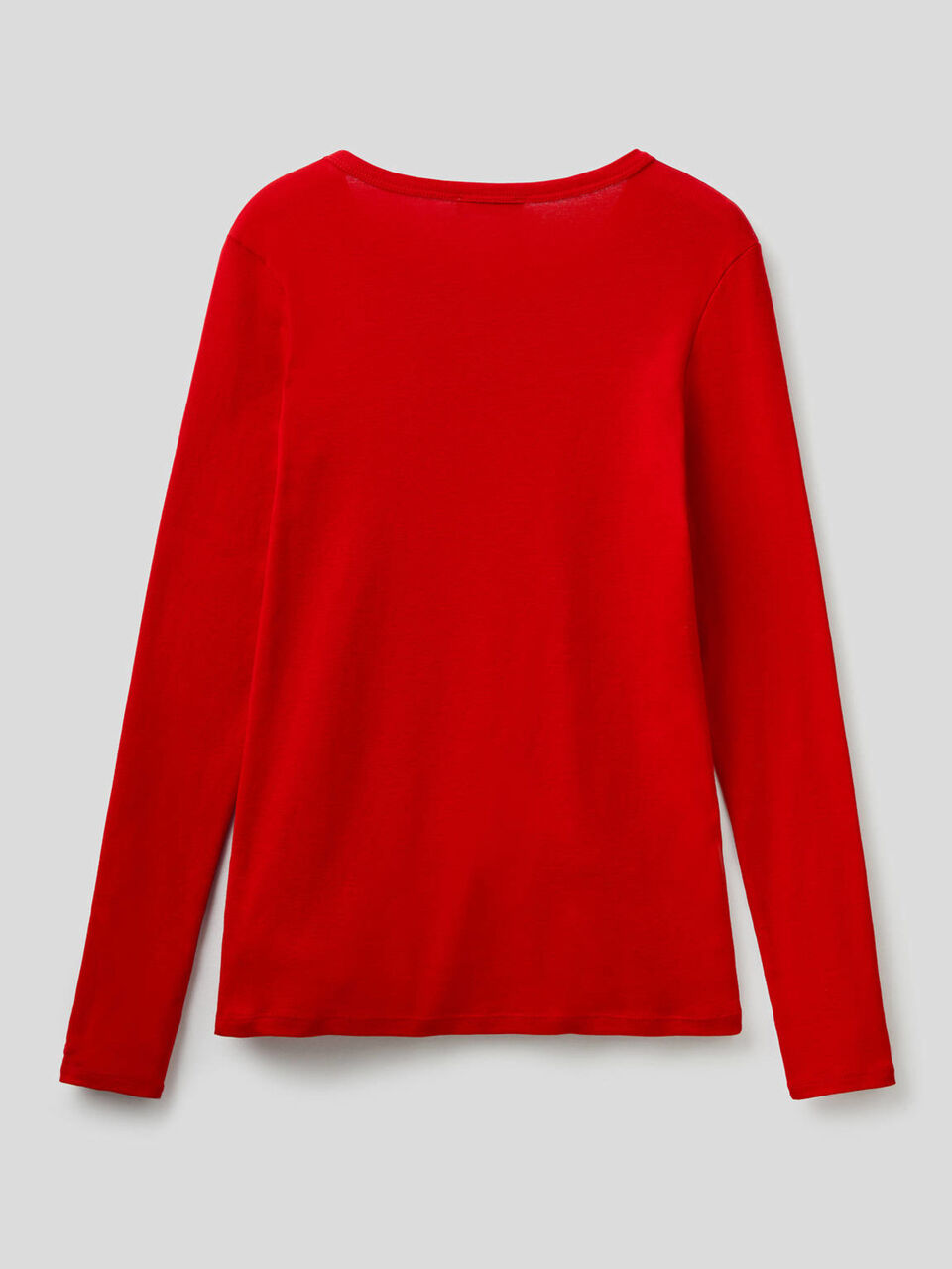Long sleeve pure cotton t-shirt image number 2