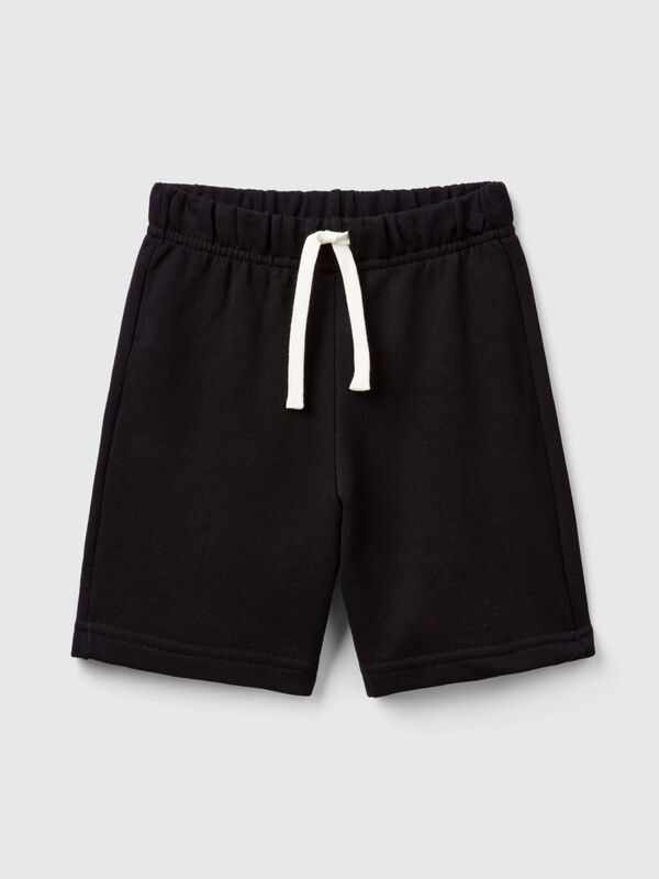 Bermudas in 100% organic cotton sweat Junior Boy