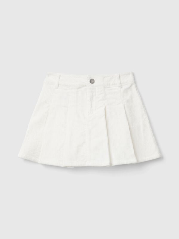 Velvet pleated mini skirt Junior Girl