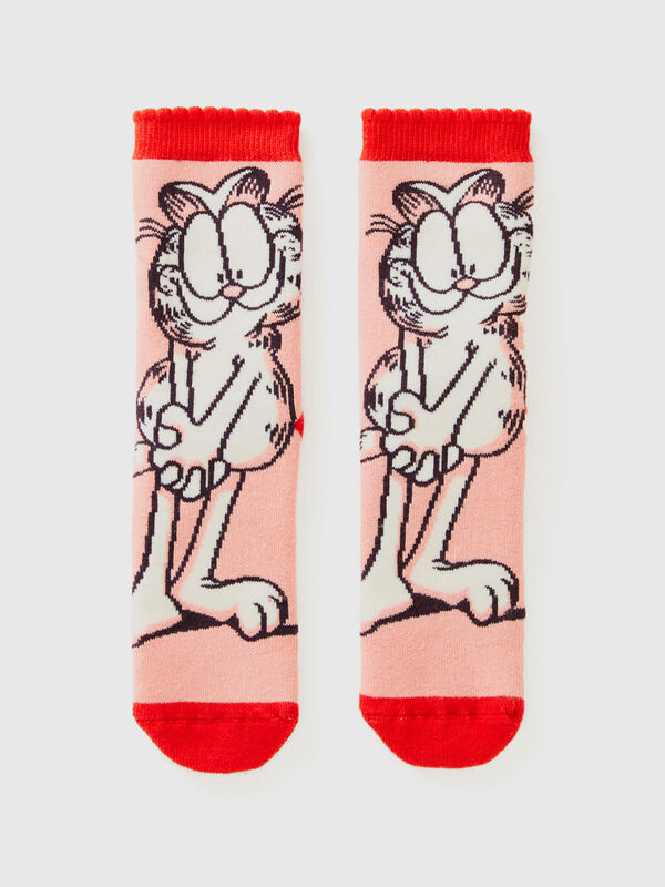 Garfield non-slip socks ©2024 by Paws, Inc. Junior Boy