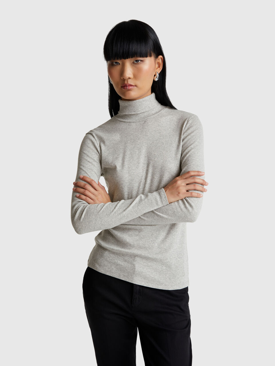 TURTLE NECK SWEATER Women image number null