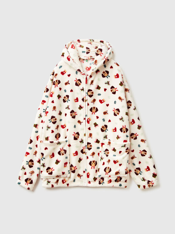 Christmas nightgown in faux fur Women