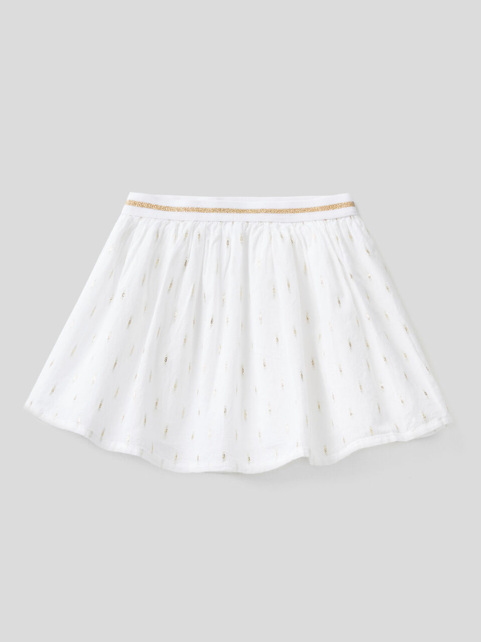 Patterned skirt with lurex image number 1