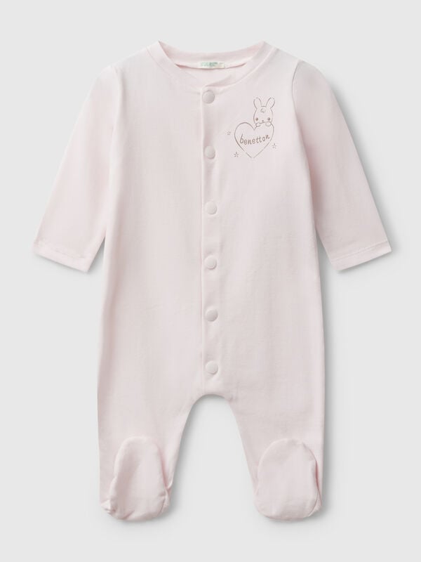 Onesie with bunny print New Born (0-18 months)