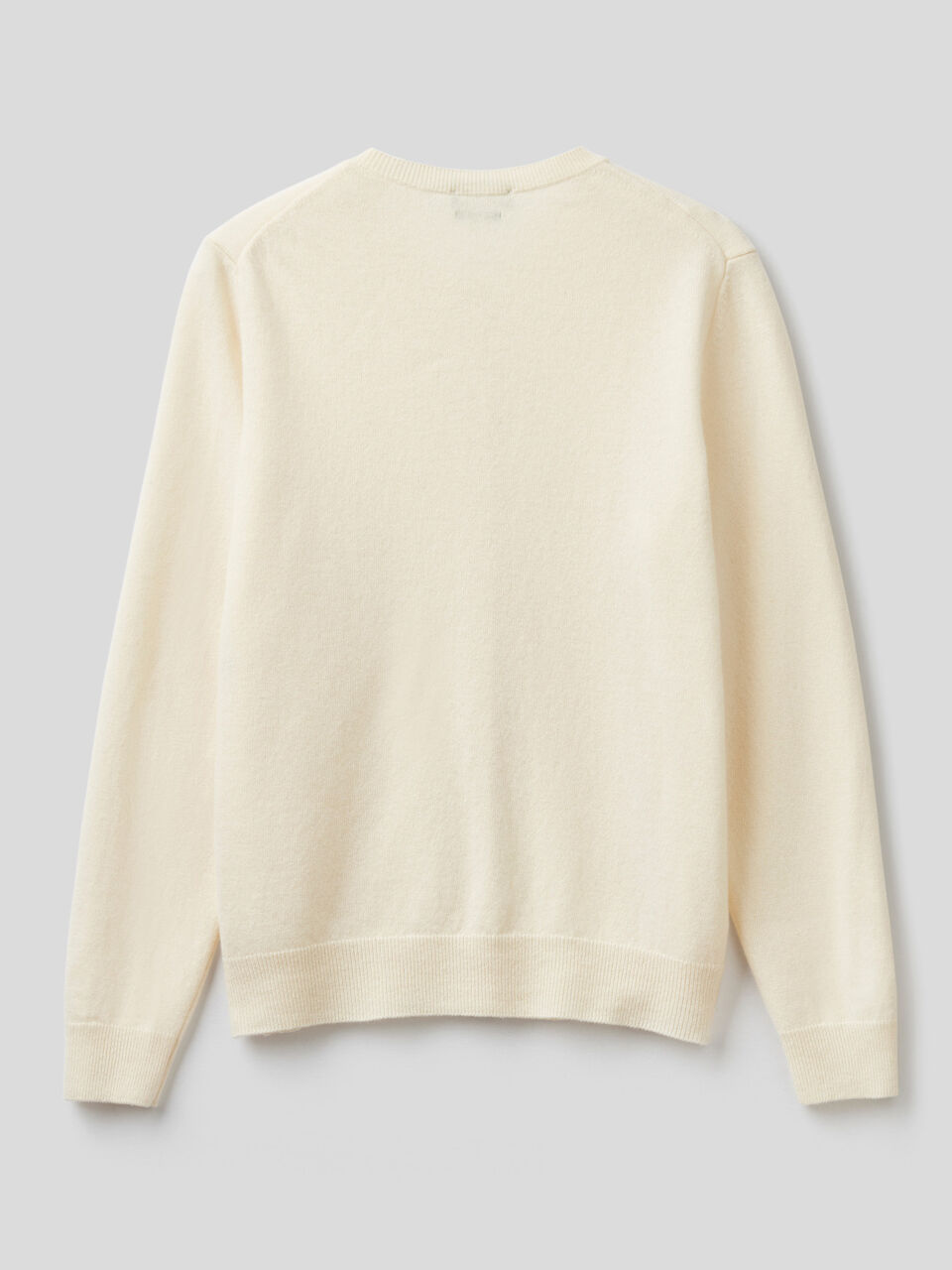 cream crew neck outfit