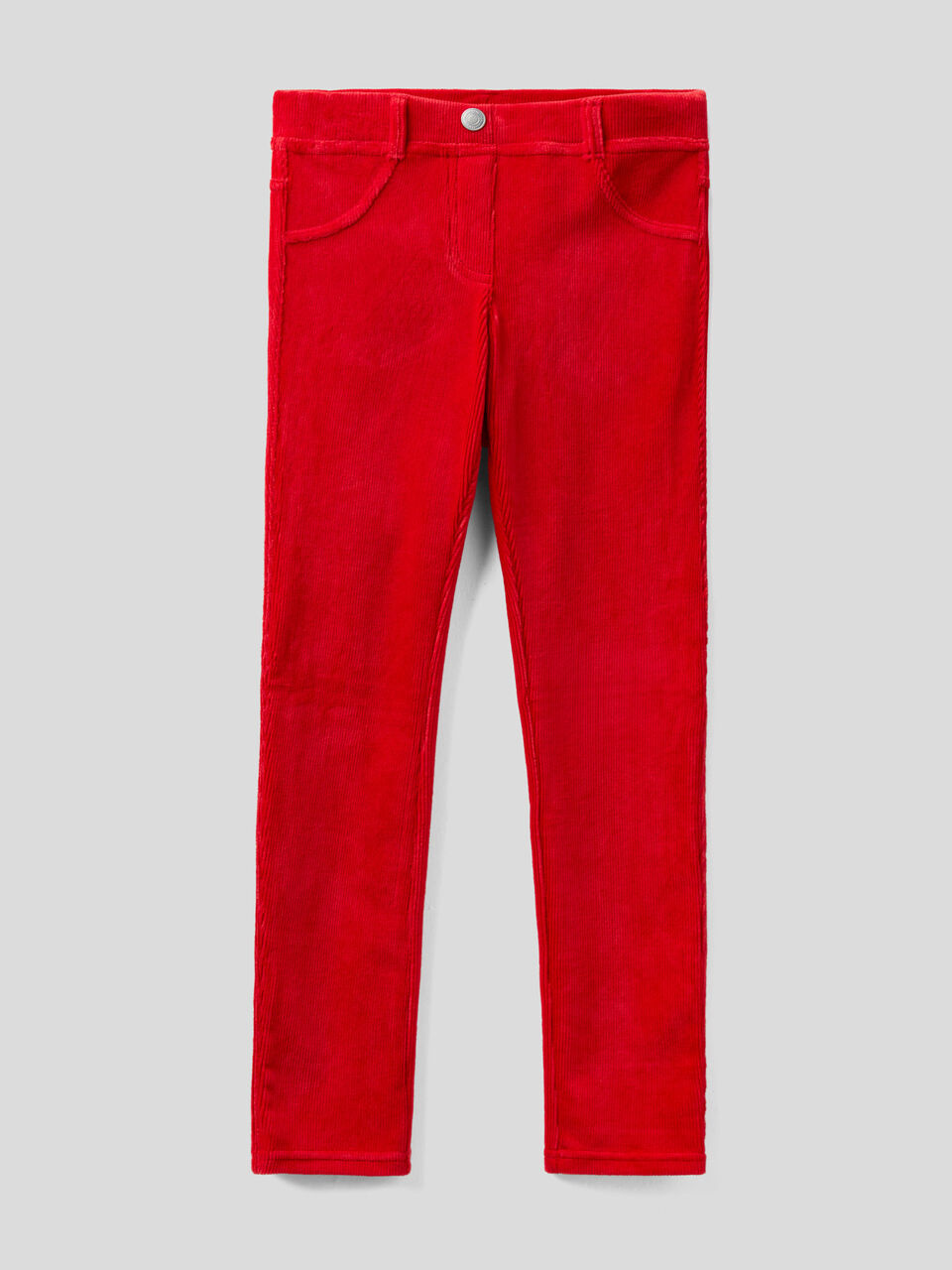 Super skinny chenille trousers image number 1