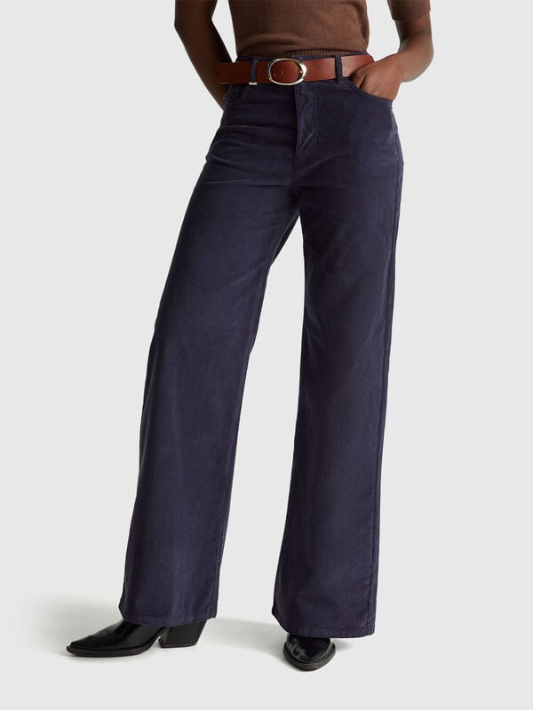 Wide fit corduroy trousers Wide fit corduroy trousers Women