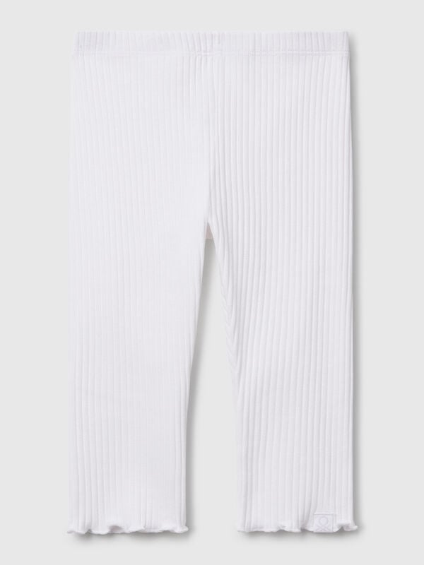 Stretch cotton leggings Junior Girl