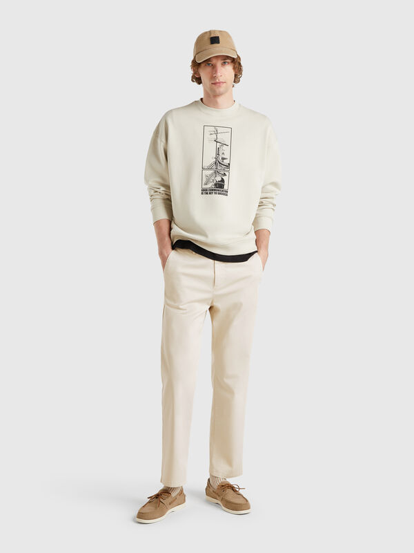 Straight fit chinos Men