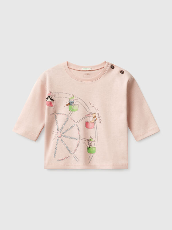T-shirt with animal print  New Born (0-18 months)