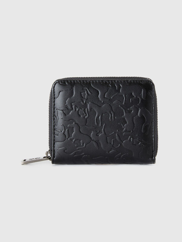 Small wallet with horse print Women