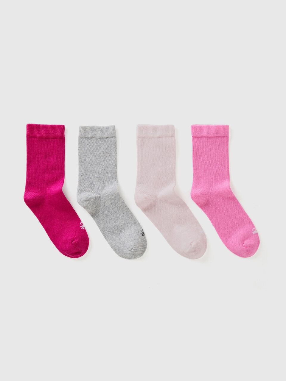 Four pairs of socks in organic stretch cotton