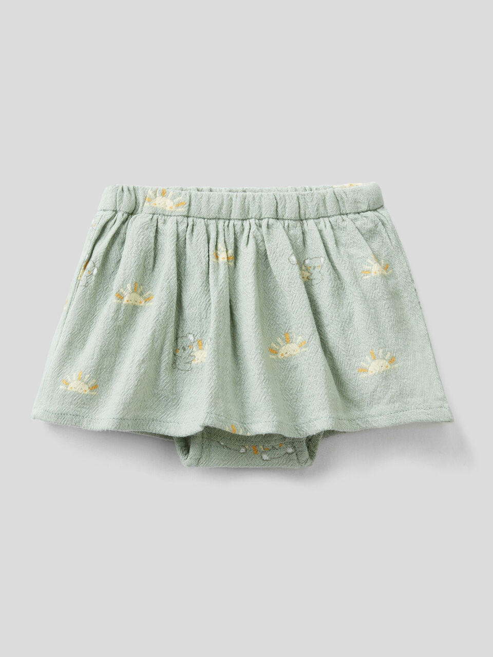 Skirt with printed underwear image number 1