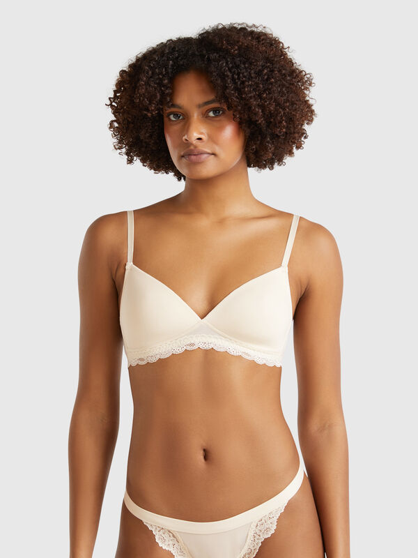 Padded bra in stretch Modal® Women