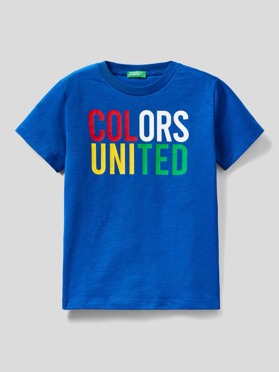 100% organic cotton t-shirt with logo image number 1