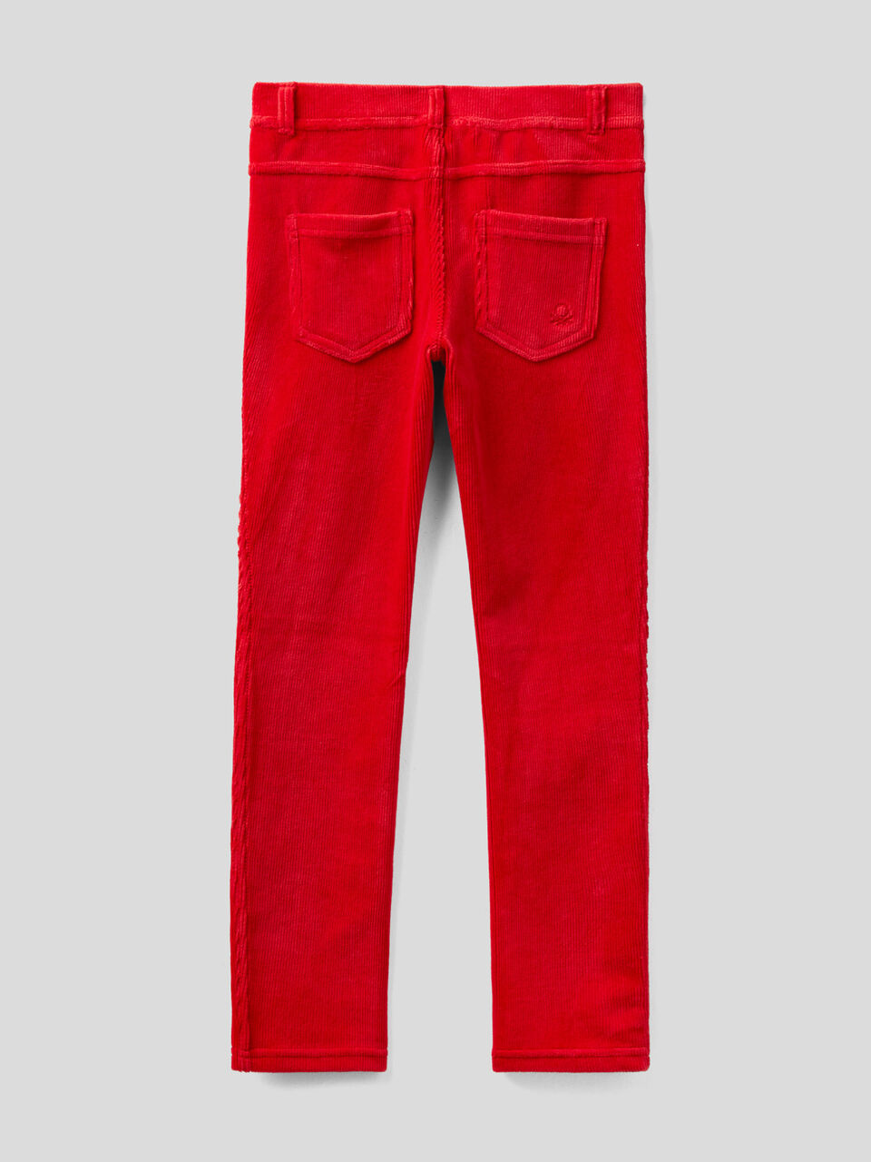 Super skinny chenille trousers image number 2