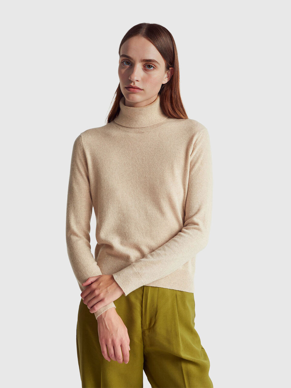 TURTLE NECK SWEATER Women image number null