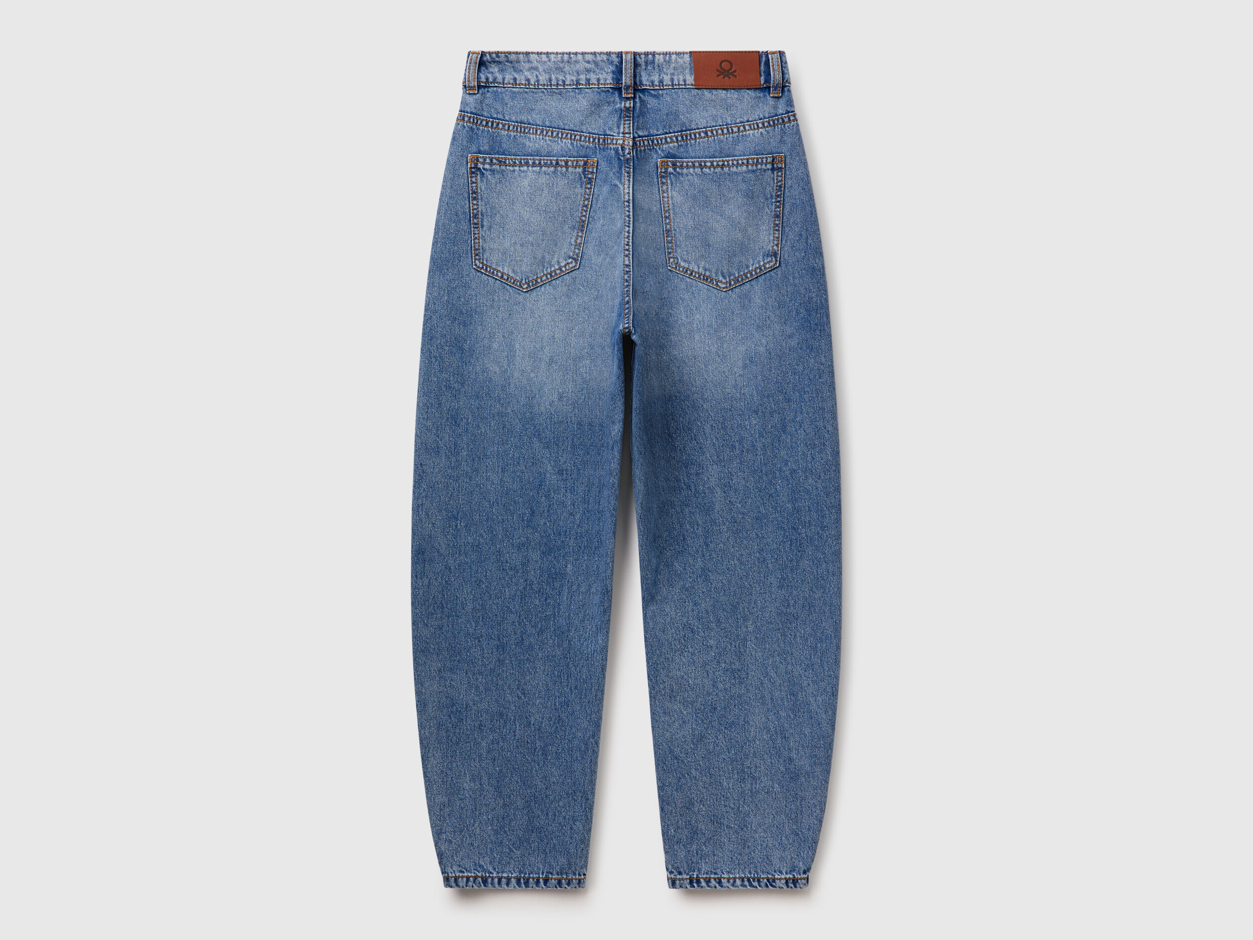 Balloon fit jeans - Blue | Benetton Balloon fit jeans - Blue | Benetton