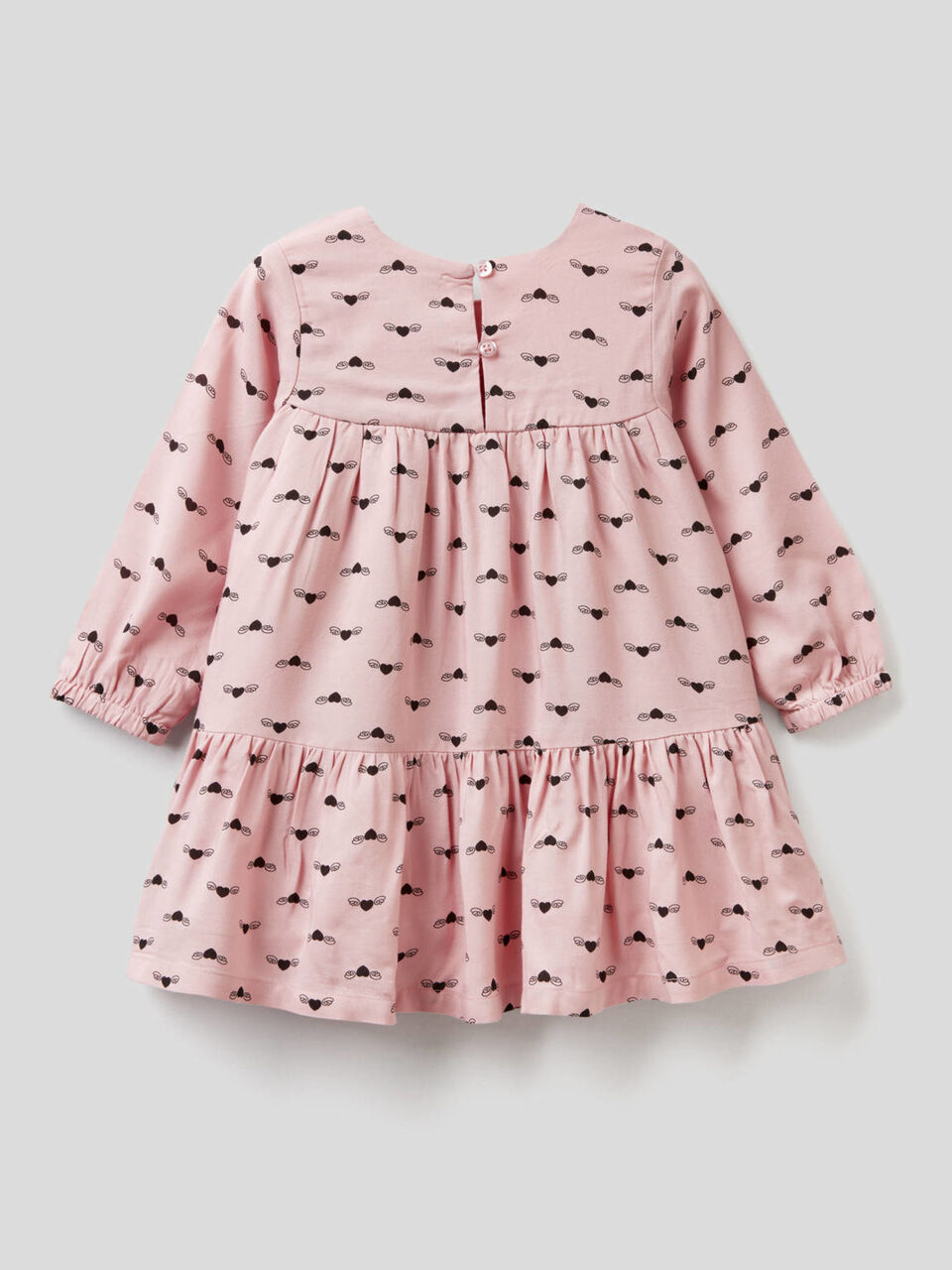 Patterned dress in sustainable viscose image number 2