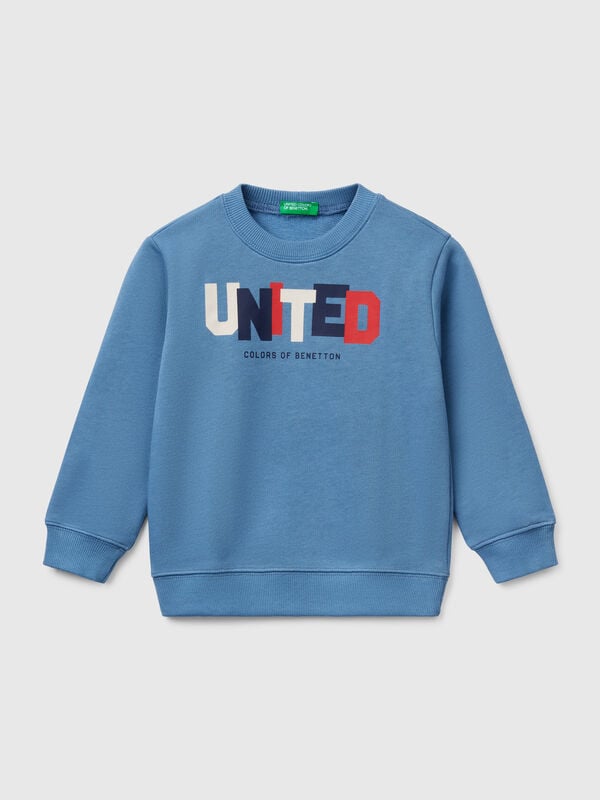  cotton sweatshirt with print Junior Boy