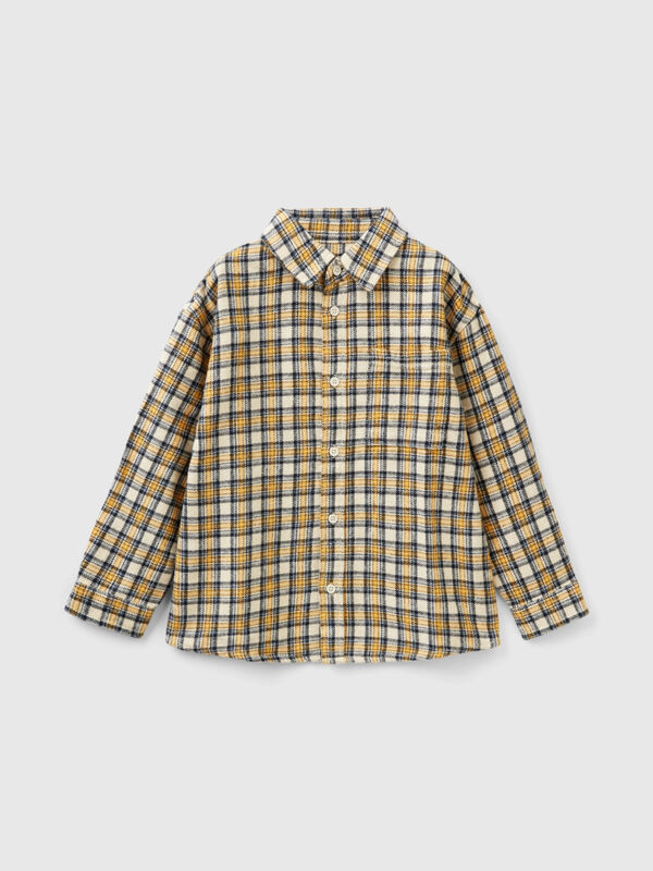 Check flannel shirt