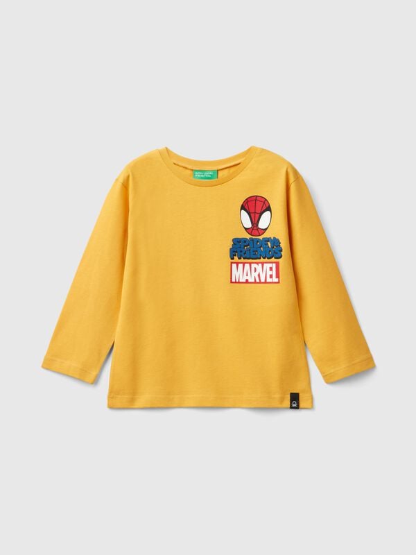 Ochre yellow ©Marvel Spiderman t-shirt Junior Boy