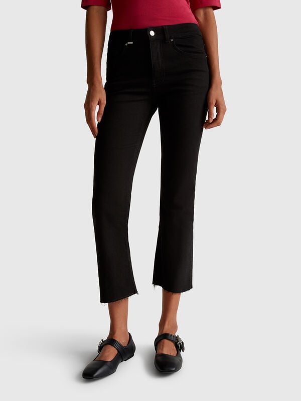 Cropped cotton jeans  Women