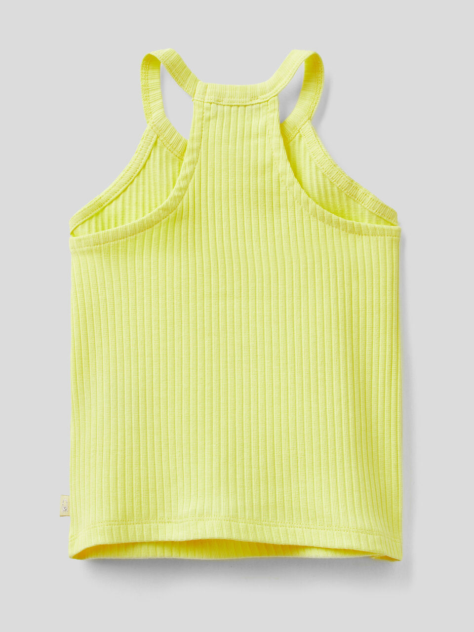 Sleeveless top in stretch cotton image number 2