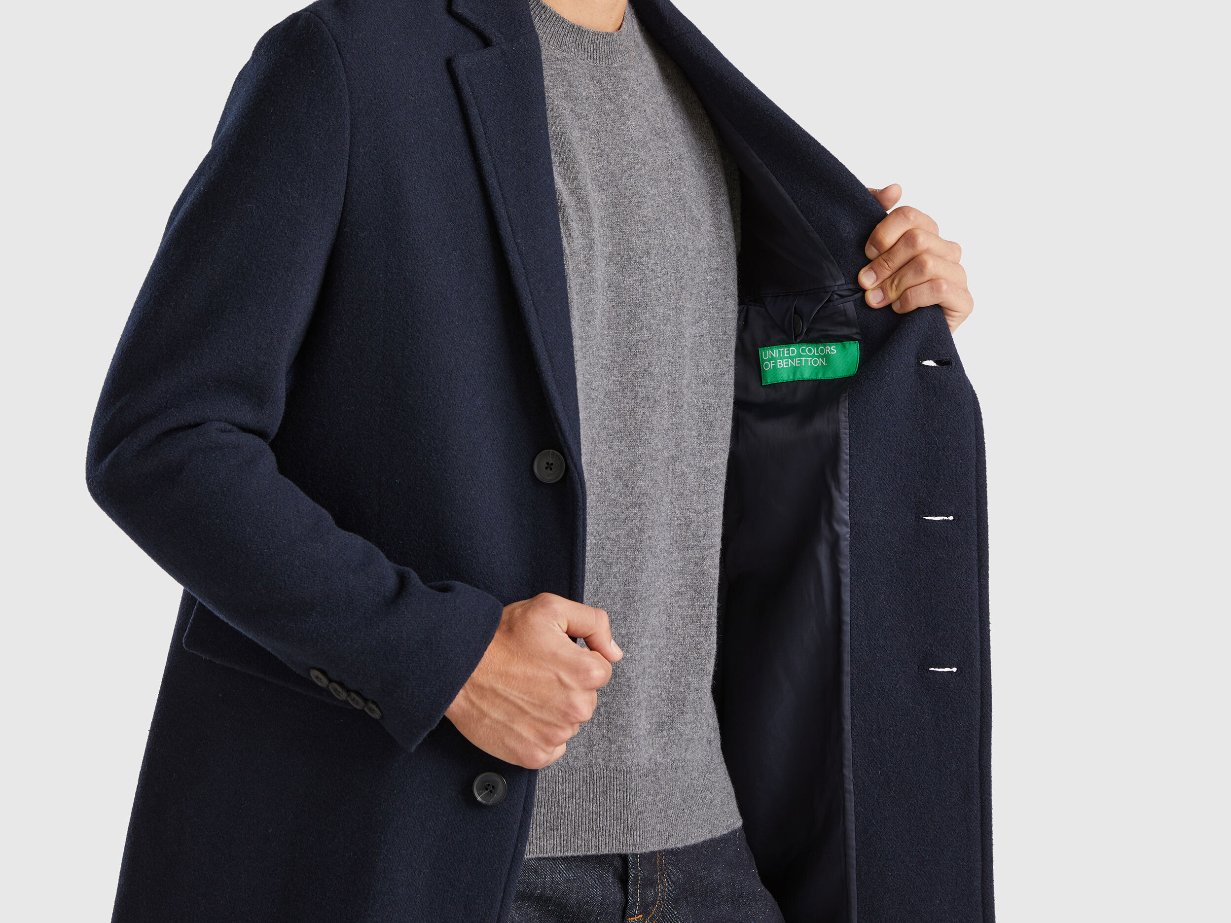 Wool blue coat 2025