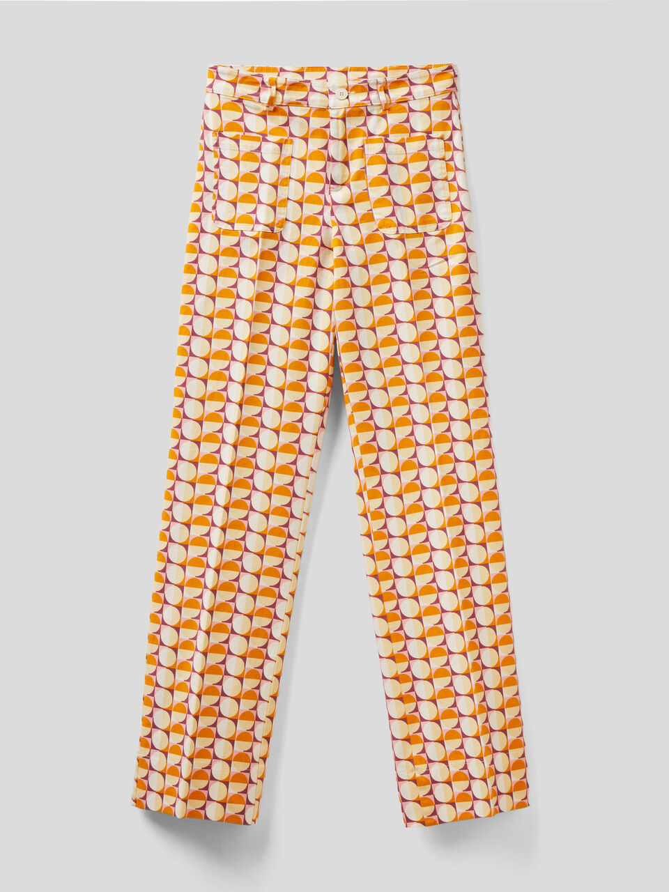 Trousers with optical print image number 1