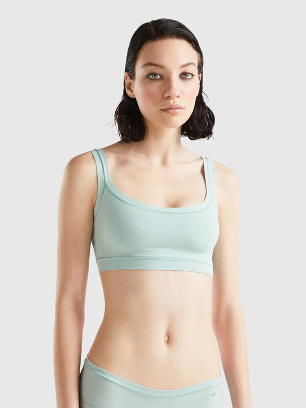 Super stretch organic cotton bra