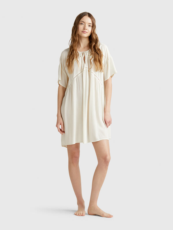 Short wide dress Women