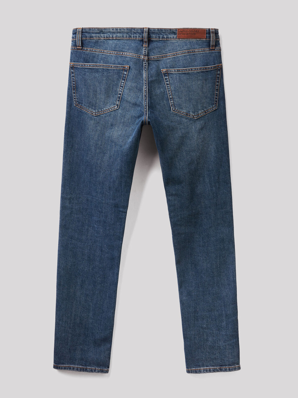 Five pocket jeans in stretch cotton image number 2