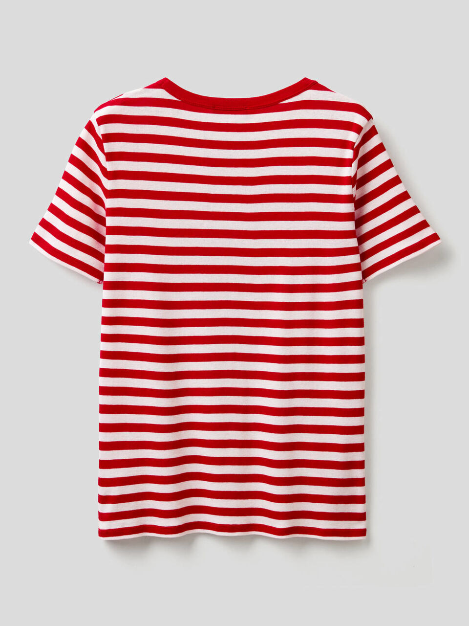 Crew neck striped t-shirt image number 2