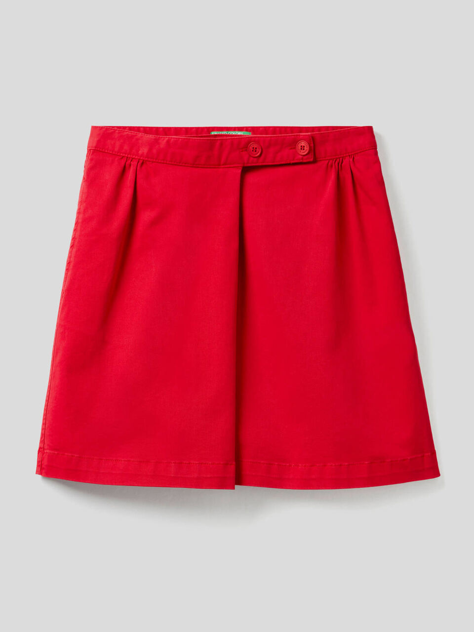 Flared short skirt image number 1